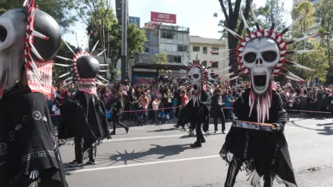 Getty Images Day of the Dead parade in Mexico