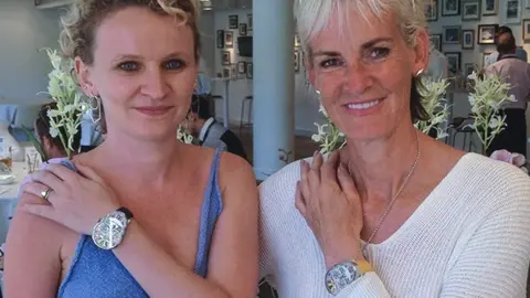 Fiona Krüger and Judy Murray