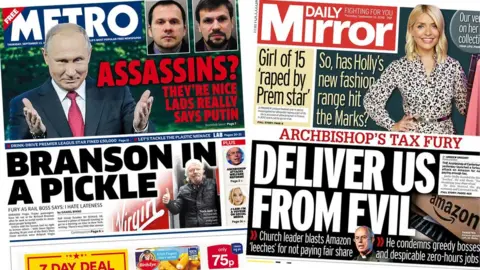 front pages