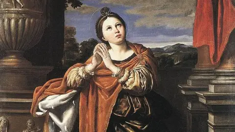 Wikicommons St Agnes, by Domenichino