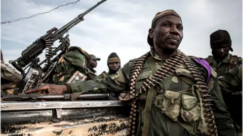 Getty Images image of soldiers in DR Congo