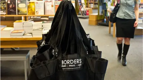 AFP / Getty Images Borders book store