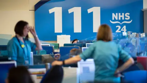 Getty Images NHS 111 centre in Scotland