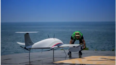 Lake Kivu Challenge Drone at the Lake Kivu Challenge