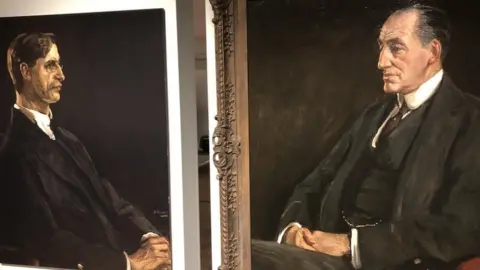 BBC De Valera, left and Carson, right