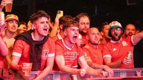 BBC Wales fans in Tramshed, Cardiff