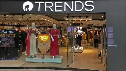 Getty Images Reliance Trends shop is seen in Mumbai, India, 10 July, 2023. I