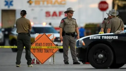 Reuters Scene near attacked church in Texas