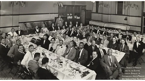 Kutcher Studios/University of Pennsylvania Black colleges had quotas for women and women’s schools often rejected black students, leaving Dickens, at left, in a bind (Credit: Kutcher Studios/University of Pennsylvania)