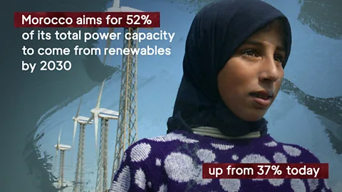 Pomona Pictures/BBC Morocco is aiming for a large and growing share of its energy to come from renewable sources (Credit: Pomona Pictures/BBC)