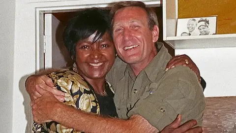 Courtesy Gary Bedell Winnie Mandela and Gary Bedell