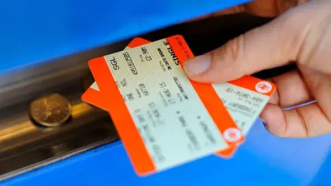 PA Train tickets and machine