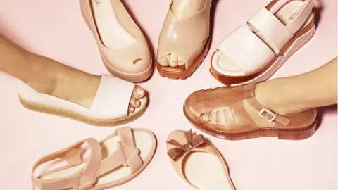 Melissa Melissa rose gold shoes