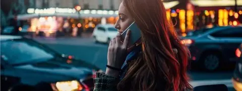 Getty Images Woman on phone