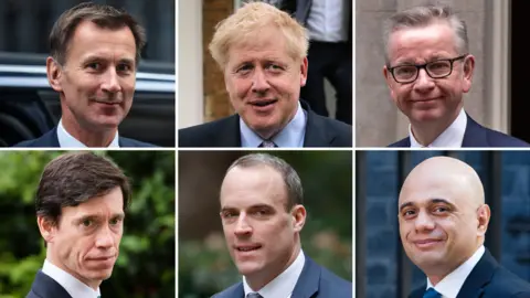 AFP/ Getty Images Tory leadership candidates