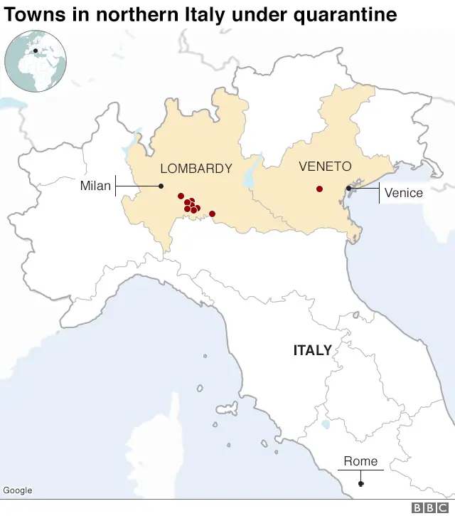 Map of Italy