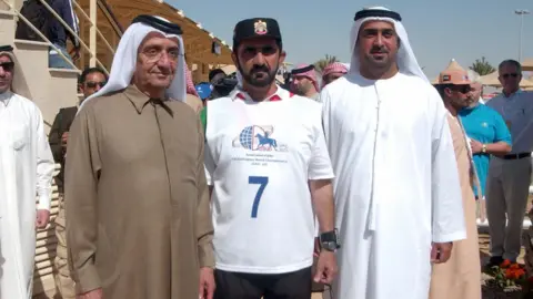 AFP Sheikh Maktoum bin Rashid Al Maktoum (left) and Sheikh Mohammed bin Rashid Al Maktoum (centre)