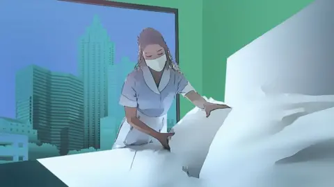 BBC Hotel cleaner