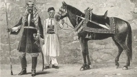 DEA / BIBLIOTECA AMBROSIANA Zebehr Pasha, the great slave dealer, whom General Gordon wishes to appoint as Governor of the Sudan, illustration from the magazine The Graphic, volume XXIX, n 752, April 26, 1884