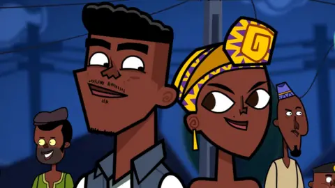 RIDWAN MOSHOOD A cartoon by Nigerian animator Ridwan Moshood