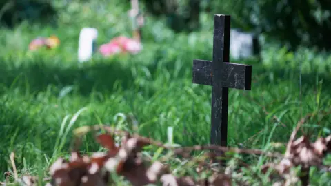 BBC Adam's unmarked grave in London