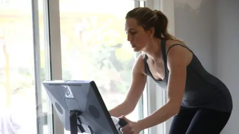 Getty Images Women uses Peloton