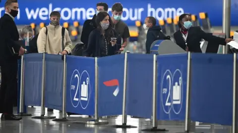 Getty Images BA check-in