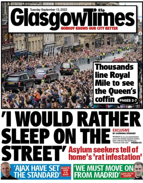 Glasgow Times Glasgow Times front page