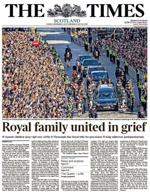 Times Times front page