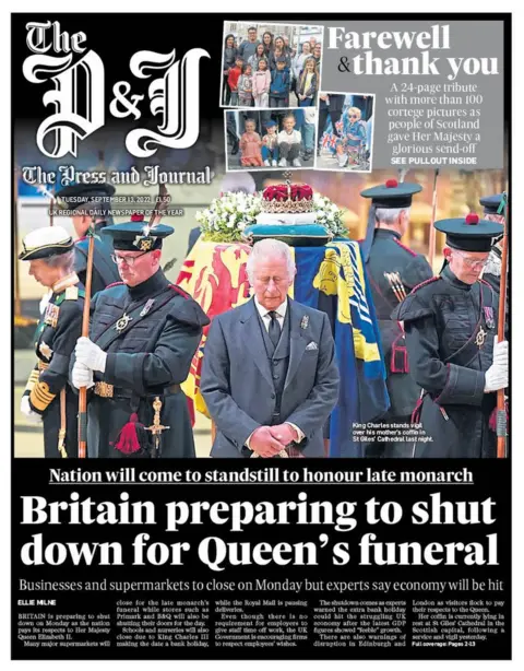 Press and Journal Press and Journal front page