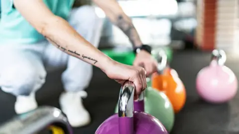Getty Images Woman at gym