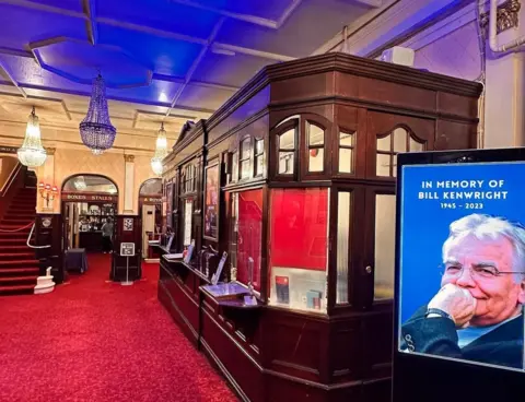 Theatre Royal Brighton Theatre Royal Brighton lit blue