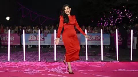 Getty Images America Ferrera on the Barbie red carpet, in the summer of 2023
