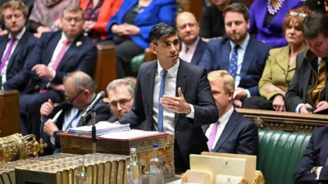 UK Parliament Rishi Sunak at Prime Minister's Questions