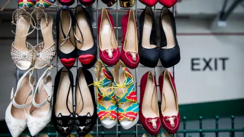 Getty Images Women for Women International #SheInspiresMe car boot sale at Brewer Street Car Park on May 6, 2017