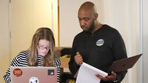 Lauren Hepler Eileen and colleague