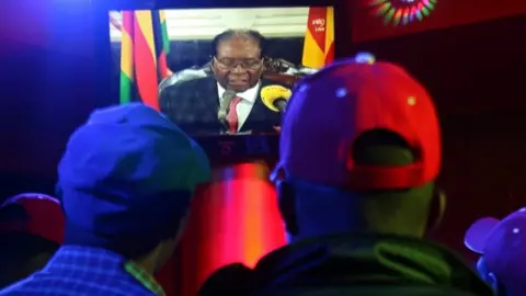Reuters Robert Mugabe TV address