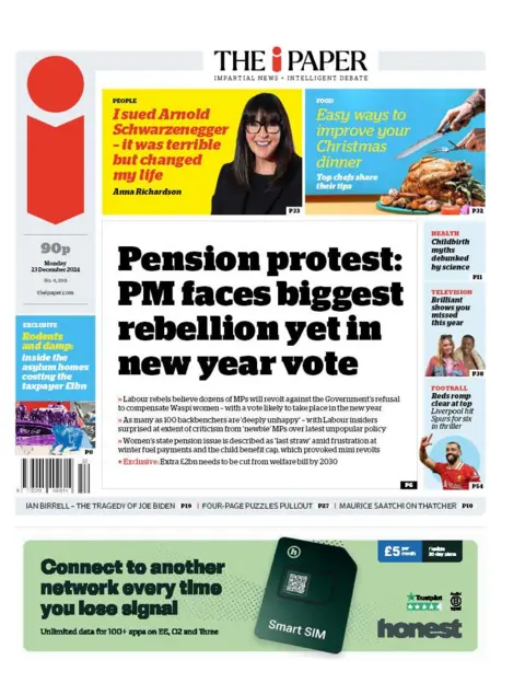 The i front page
