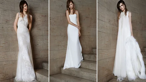 Vera Wang via Getty Images Vera Wang’s minimalist wedding dresses have been among the most coveted by brides in recent years (Credit: Vera Wang via Getty Images)