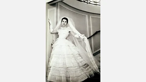 Rex Amsale cites Christian Dior’s 1950s work as a huge influence on her style – streamlined and fitted (Credit: Rex)