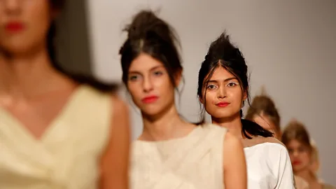 Getty Images Models walk the runway at the Mimpikita show at London Fashion Week on September 20, 2015 (Credit: Getty Images)