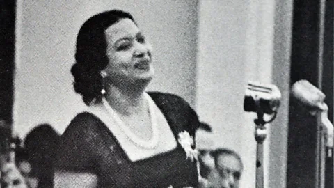 Alamy The Egyptian singer-songwriter and actress Umm Kulthum is one of the most iconic figures in Arabic music (Credit: Alamy)