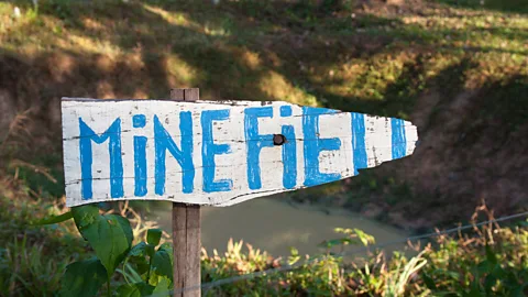 iStock Even the threat of a mine can make an area a no-go zone (Credit: iStock)