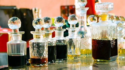 PhotosIndia.com LLC/Alamy Traditional attars, or oil-based perfumes, are increasingly hard to find (Credit: PhotosIndia.com LLC/Alamy)