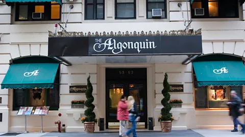 Alamy During the 1920s, Parker became an established figure of the literary luncheon club known as the Round Table situated at the Algonquin hotel (Credit: Alamy)