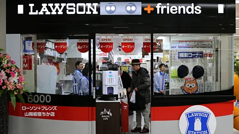 Buddhika Weerasinghe/Getty Images Lawson convenience stores stock 3,500 items and introduce 100 new items every month (Credit: Buddhika Weerasinghe/Getty Images)