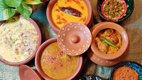 Neeta Lal The bread can be paired with a variety of dishes, including kadhi and dal (Credit: Neeta Lal)