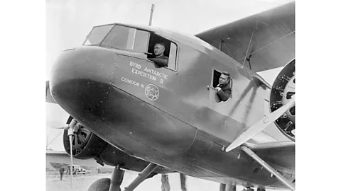 Bettmann/Getty Images Richard Byrd's flight over the South Pole and subsequent missions helped to fire the public imagination and support for expeditions to Antarctica (Credit: Bettmann/Getty Images)