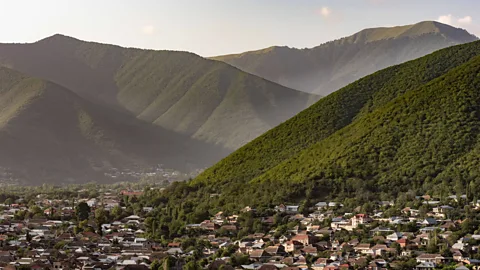 Simon Urwin Sheki is surrounded by forests in the foothills of the Greater Caucasus mountains (Credit: Simon Urwin)
