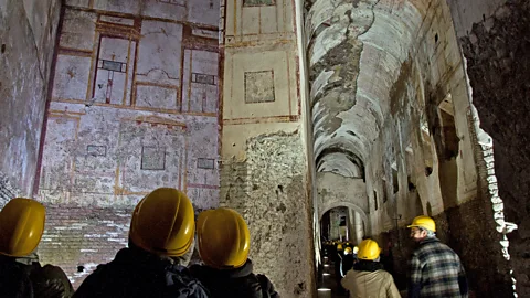 Amanda Ruggeri The Domus Aurea is only available to visitors on pre-booked, archaeologist-led guided tours (Credit: Amanda Ruggeri)